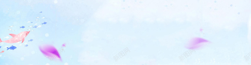 卡通背景psd设计背景_新图网 https://ixintu.com 蓝色 儿童模板 卡通 可爱 相册模板 写真背景 海报banner 童趣 手绘