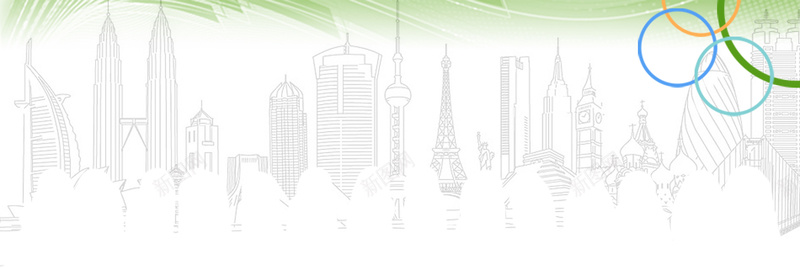 简笔建筑背景图jpg设计背景_新图网 https://ixintu.com 灯楼 圆圈 线条 淘宝背景图 海报banner 简笔建筑背景图 帆船形建筑