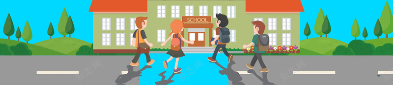 喜迎开学全场特惠促销海报背景素材psd设计背景_新图网 https://ixintu.com 开学促销海报 学习用品 学校教育 商场 超市 新学期 开学促销 开学活动 X展架 开业啦 幼儿园