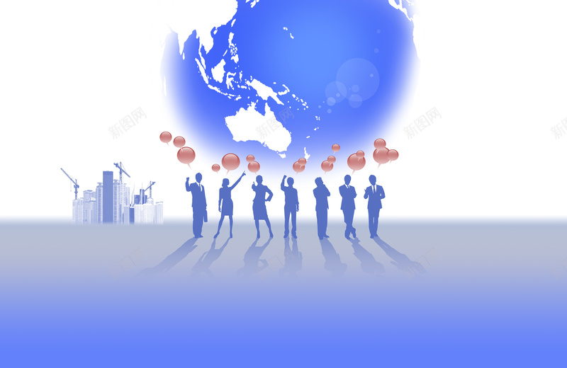 商务背景素材psd设计背景_新图网 https://ixintu.com 企业文化 概念海报 海报设计 职业人物 背景 商务男性与人物剪影图片下载 商业概念 职业男性 男人