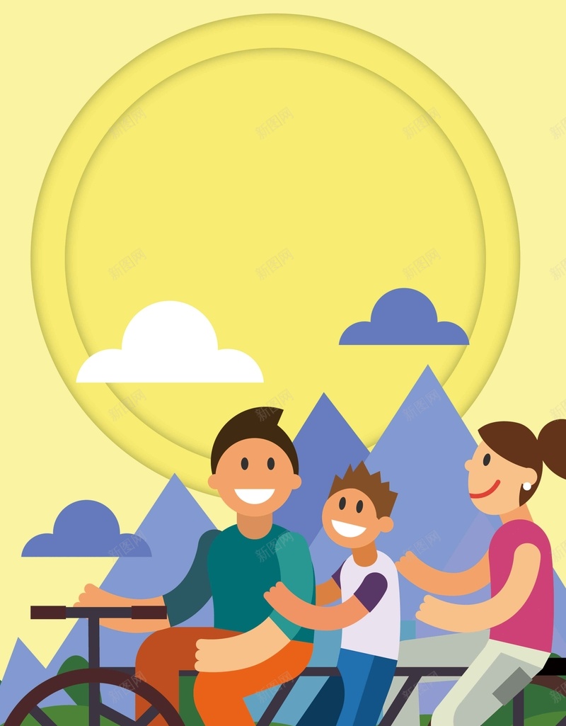 可爱简约沟通家人朋友jpg设计背景_新图网 https://ixintu.com 可爱 家人 朋友 沟通 简约 扁平 卡通 插画