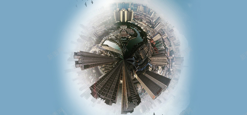 城市全景球形背景图jpg设计背景_新图网 https://ixintu.com 城市 全景 球形 大气 淘宝banner 海报banner