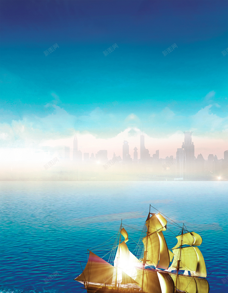 扬帆启航再创辉煌psd设计背景_新图网 https://ixintu.com 企业文化展板 大海报 乐器 大鼓 帆船 企业展板设计 企业文化海报 扬帆启航 再创辉煌 企业