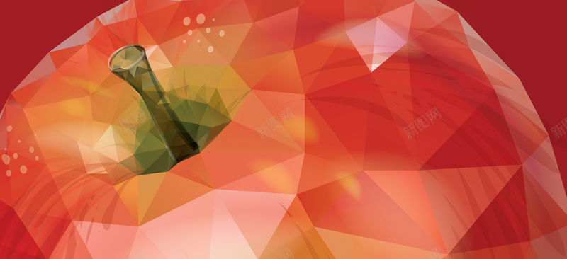 渐变三角红色背景jpg设计背景_新图网 https://ixintu.com 海报banner 三角 渐变 红色 苹果 扁平 几何