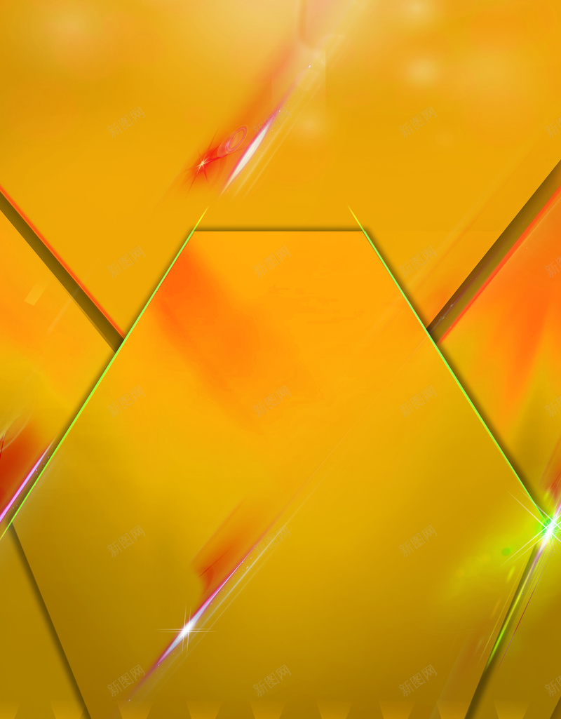 商务金融展板背景素材psd设计背景_新图网 https://ixintu.com 几何 格子 渐变 背景 黄色 扁平 大气 投资 平台 科技 科幻
