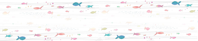 可爱卡通鱼jpg设计背景_新图网 https://ixintu.com 小清新 卡通 可爱 梦幻 鱼 海报banner 童趣 手绘