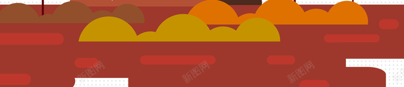 极简扁平风格秋意浓旅游psd设计背景_新图网 https://ixintu.com 扁平风格 秋意浓 手绘 旅游 极简 插画 出游 自驾游