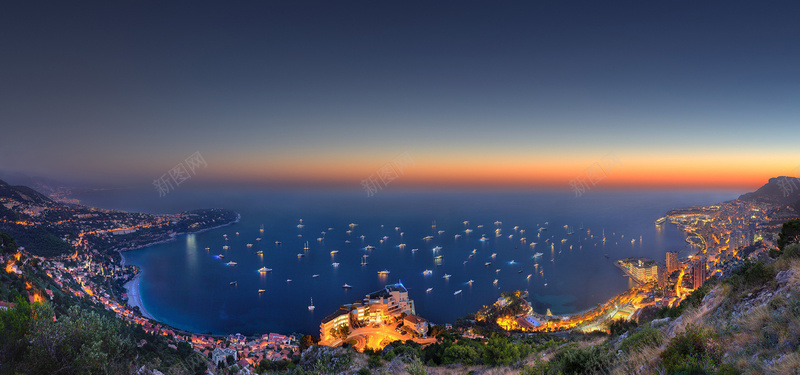 夜景背景图jpg设计背景_新图网 https://ixintu.com 夜景 港湾 游船 荧光 海报banner 摄影 风景
