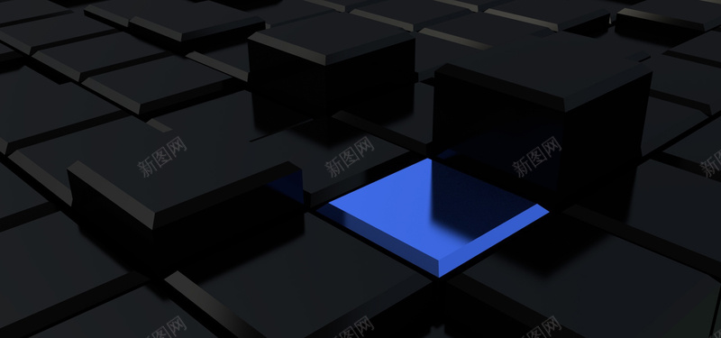 黑色多维凹凸背景jpg设计背景_新图网 https://ixintu.com 凹凸 多维 方块 蓝色 黑色 科技 背景 海报banner 科技感 科技风 高科技
