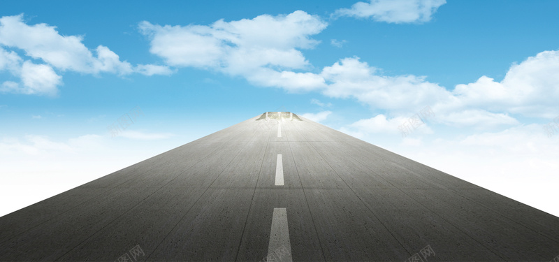 高速公路psd设计背景_新图网 https://ixintu.com 公路 蓝天 海报banner 钢筋水泥