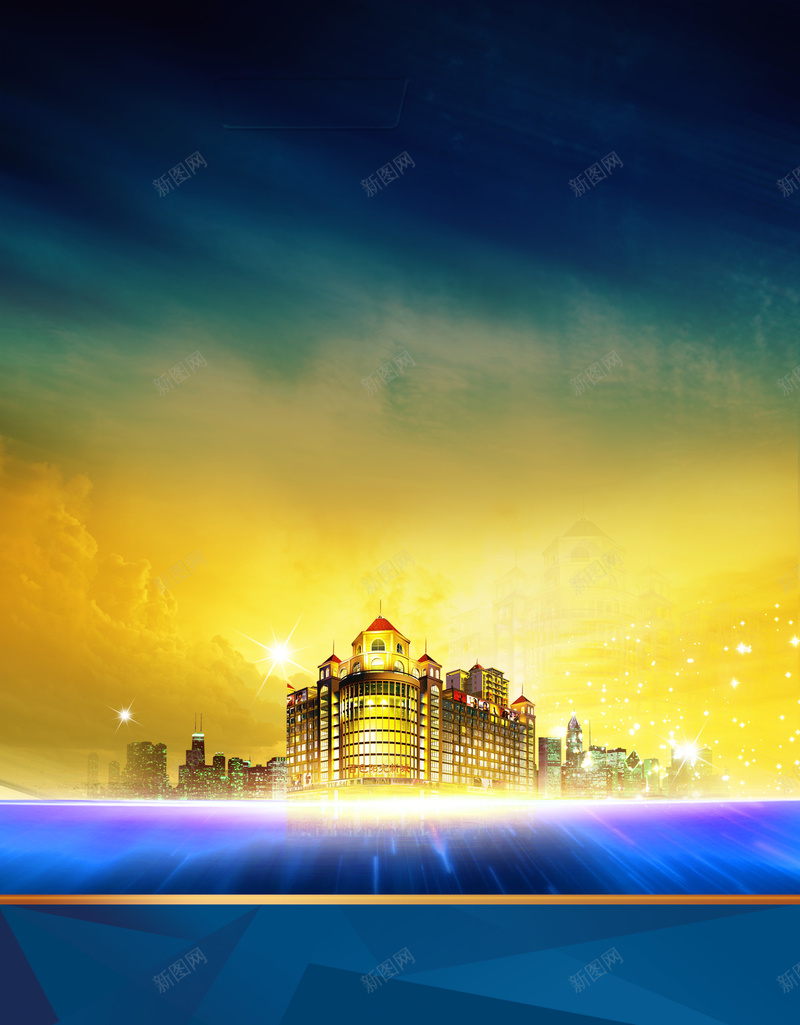 财富主场商业地产广告psd设计背景_新图网 https://ixintu.com 商业地产 写字楼 城市 金融 钻石 CBD 旺铺 地产广告 30DPI PSD 大气