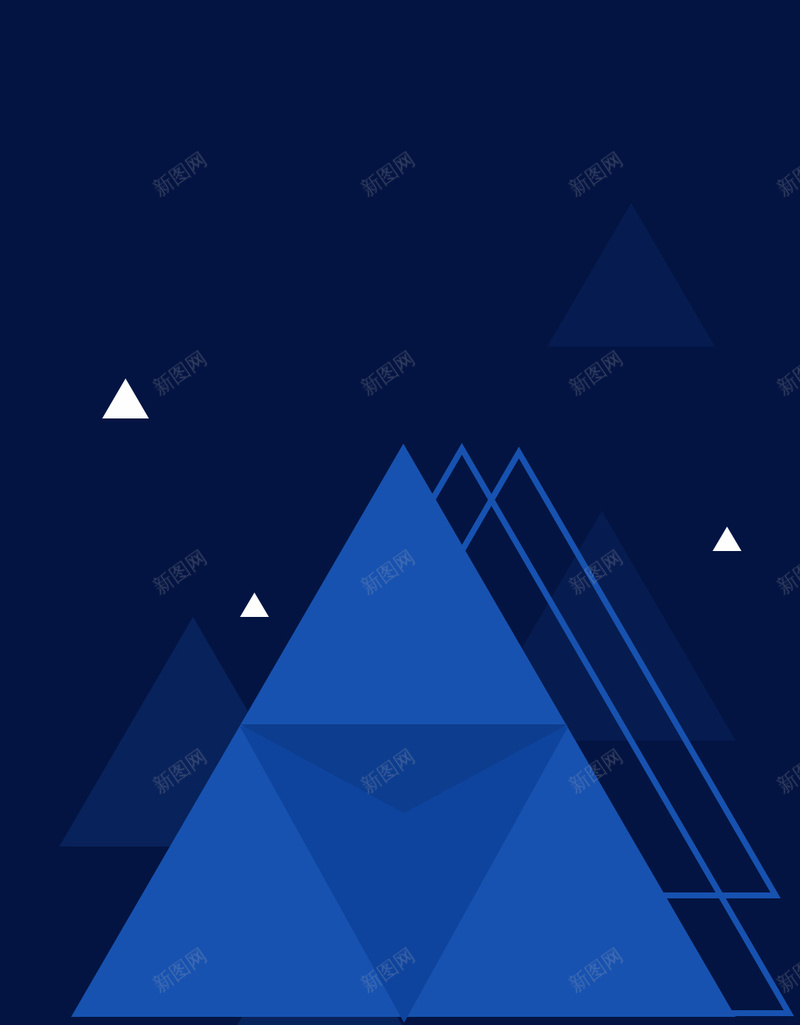 蓝色几何渐变简约PSD分层H5背景素材psd设计背景_新图网 https://ixintu.com 几何 渐变 白色 简约 蓝色 PSD分层 三角形 圆形 H5背景