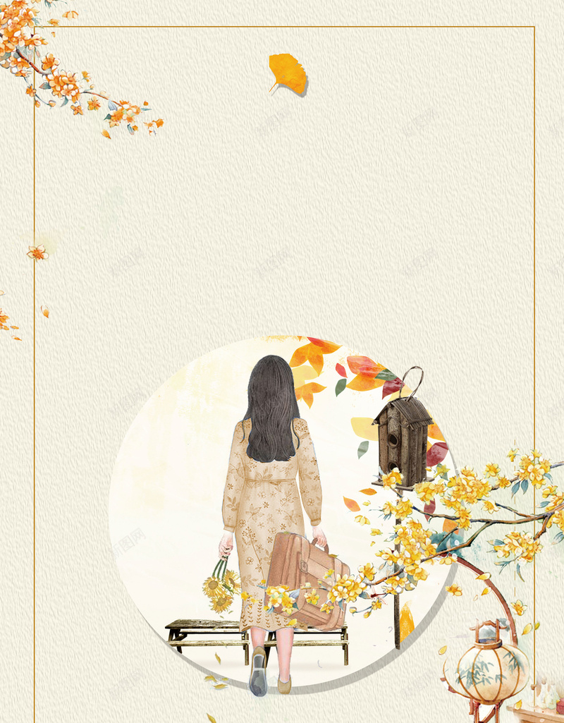 秋季促销海报背景素材jpg设计背景_新图网 https://ixintu.com 秋季促销 女装 服装 秋叶 金秋 商场促销 花卉 初秋新品 新装上市 秋分