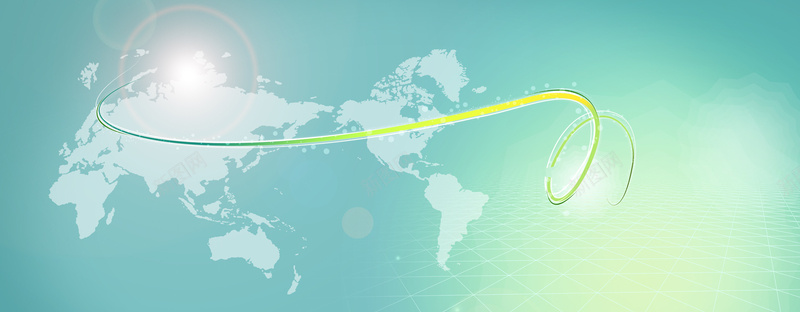 科技背景psd设计背景_新图网 https://ixintu.com 地图 世界 蓝色 海报banner 质感 纹理