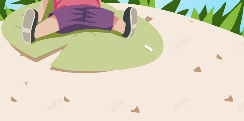 蓝色卡通手绘小暑PSD分层H5背景素材psd设计背景_新图网 https://ixintu.com 蓝色 卡通 手绘 小暑 背景素材 PSD分层 H5 农夫 二十四节气 炎热夏季
