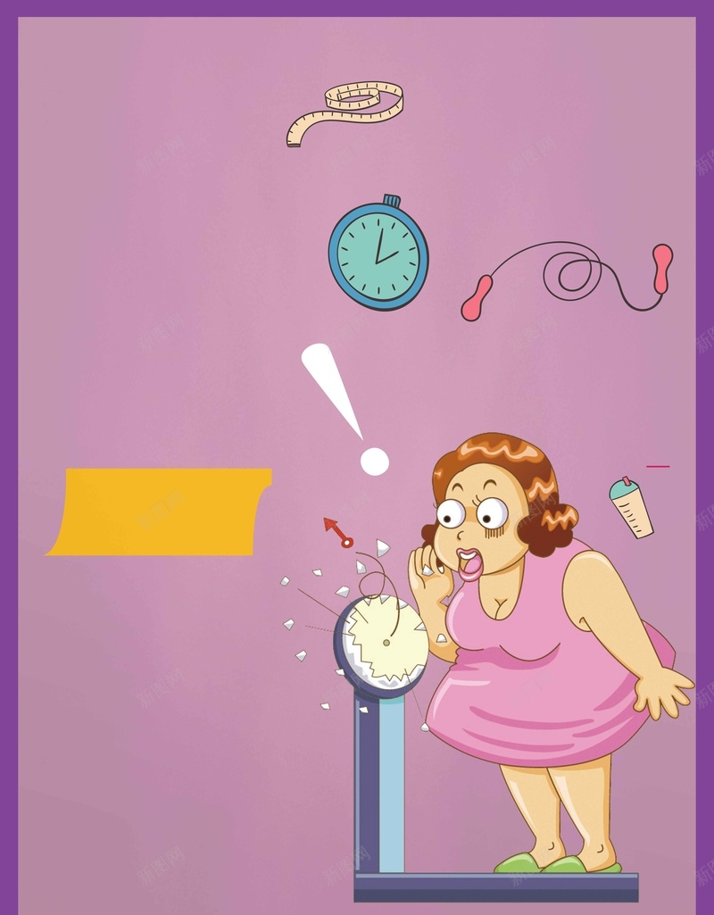 手绘卡通宣传推广活动减肥psd设计背景_新图网 https://ixintu.com 卡通 宣传 手绘 推广 活动 减肥 可爱 女生