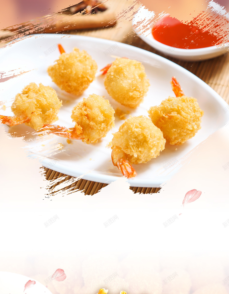 虾球美食海鲜餐饮广告海报背景素材psd设计背景_新图网 https://ixintu.com 模板背景 海报背景 餐饮广告 虾美食 海鲜 虾球 芙蓉虾球 香辣虾 海鲜广告美食海报 店铺招贴 享受