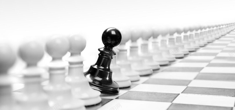 黑白色棋子jpg设计背景_新图网 https://ixintu.com 下棋 庄重 格子 棋子 黑白 商务 海报banner