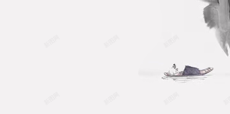 中国水墨芭蕉叶简约广告jpg设计背景_新图网 https://ixintu.com 简约 手绘广告 芭蕉叶 船 中国风 水墨 大气 留白 文化 简洁 开心