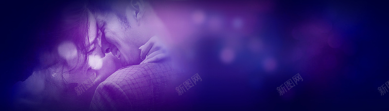 紫色背景情侣对戒bannerpsd设计背景_新图网 https://ixintu.com 海报banner 情侣对戒 紫色背景 梦幻 浪漫