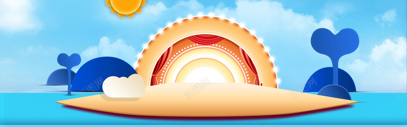 可爱炫酷淘宝背景psd设计背景_新图网 https://ixintu.com 可爱 手绘 简约 大气 海报banner 卡通 童趣