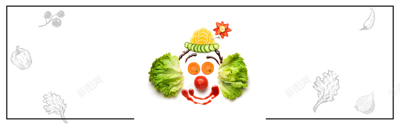 愚人节简约食品bannerpsd设计背景_新图网 https://ixintu.com anner 愚人节 简约 蔬菜 食品 banner 水果 调味 活动 促销 打折