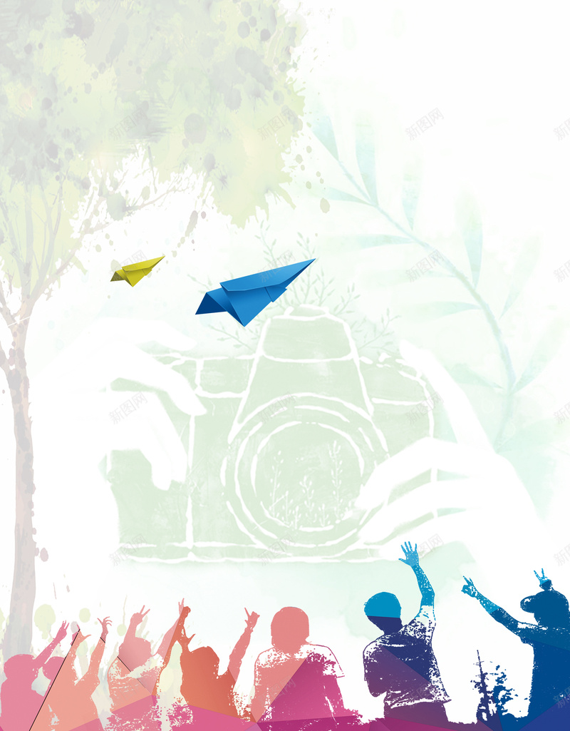 小清新6月毕业季校园文化宣传海报背景素材psd设计背景_新图网 https://ixintu.com 小清新 毕业季 6月 文化 校园 宣传 海报 背景 素材