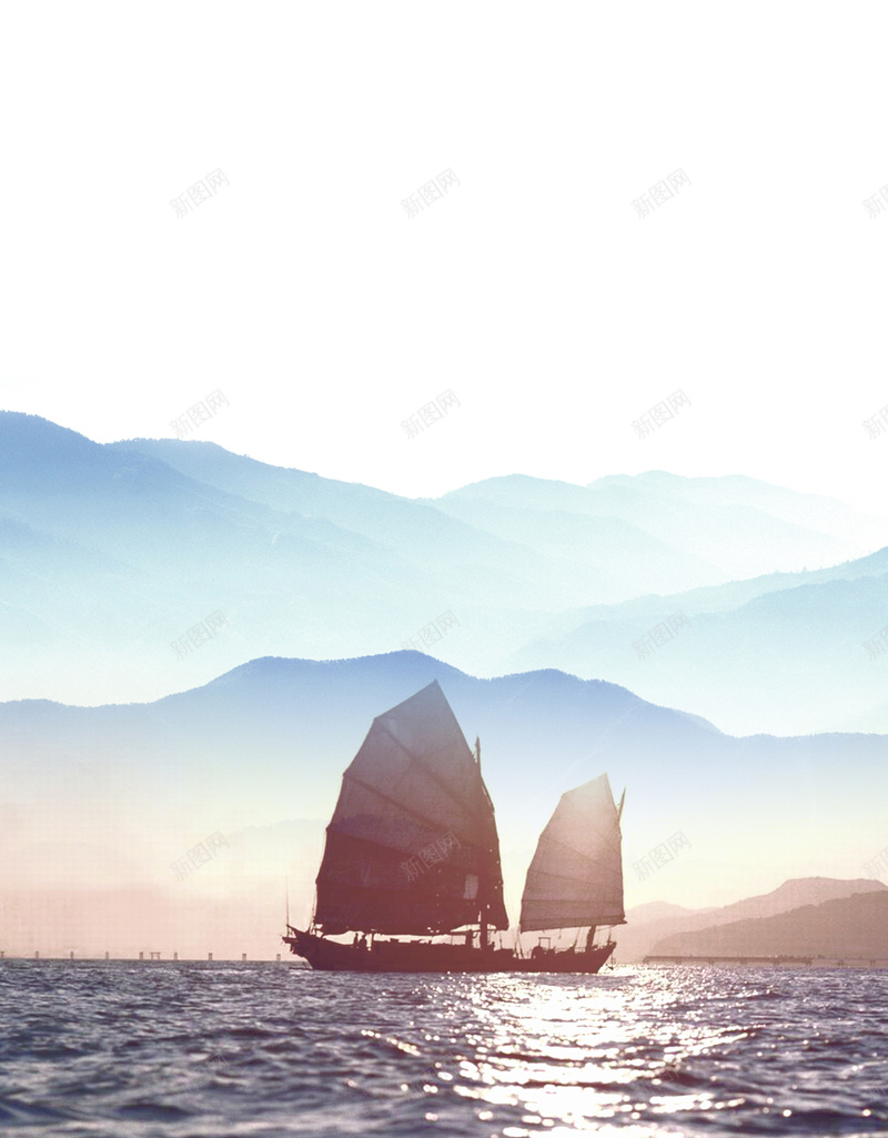 大气帆船背景jpg设计背景_新图网 https://ixintu.com 大气 帆船 企业文化 H5背景 H5 h5