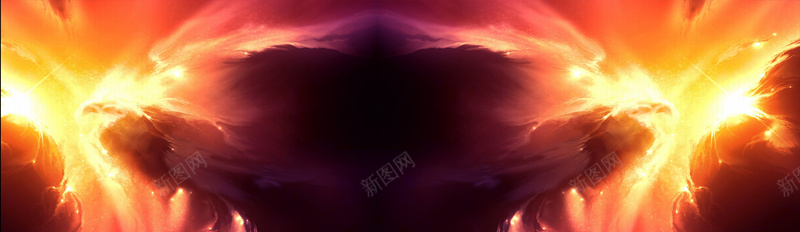 火光梦幻炫酷背景bannerjpg设计背景_新图网 https://ixintu.com 海报banner