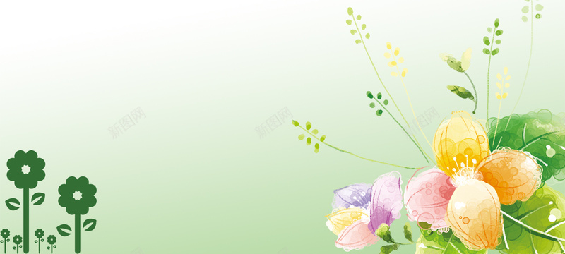 清新教育唯美梦幻花卉海报bannerpsd设计背景_新图网 https://ixintu.com 健康 清新 渐变 美容 花卉 教育 唯美 梦幻 早教 海报 背景 开心
