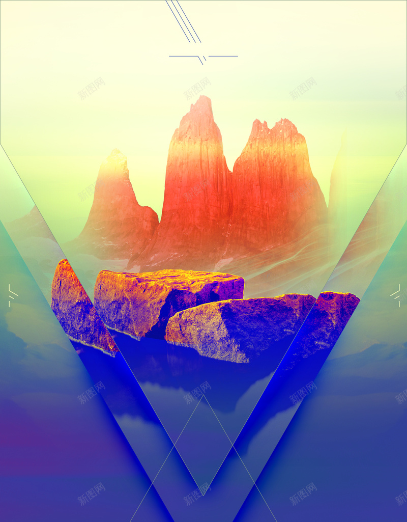梦幻设计风景悬空背景psd设计背景_新图网 https://ixintu.com 商务 山 山水 悬空 梦境 梦境梦幻 梦幻 科幻 科技 美丽 设计 迷雾 风景