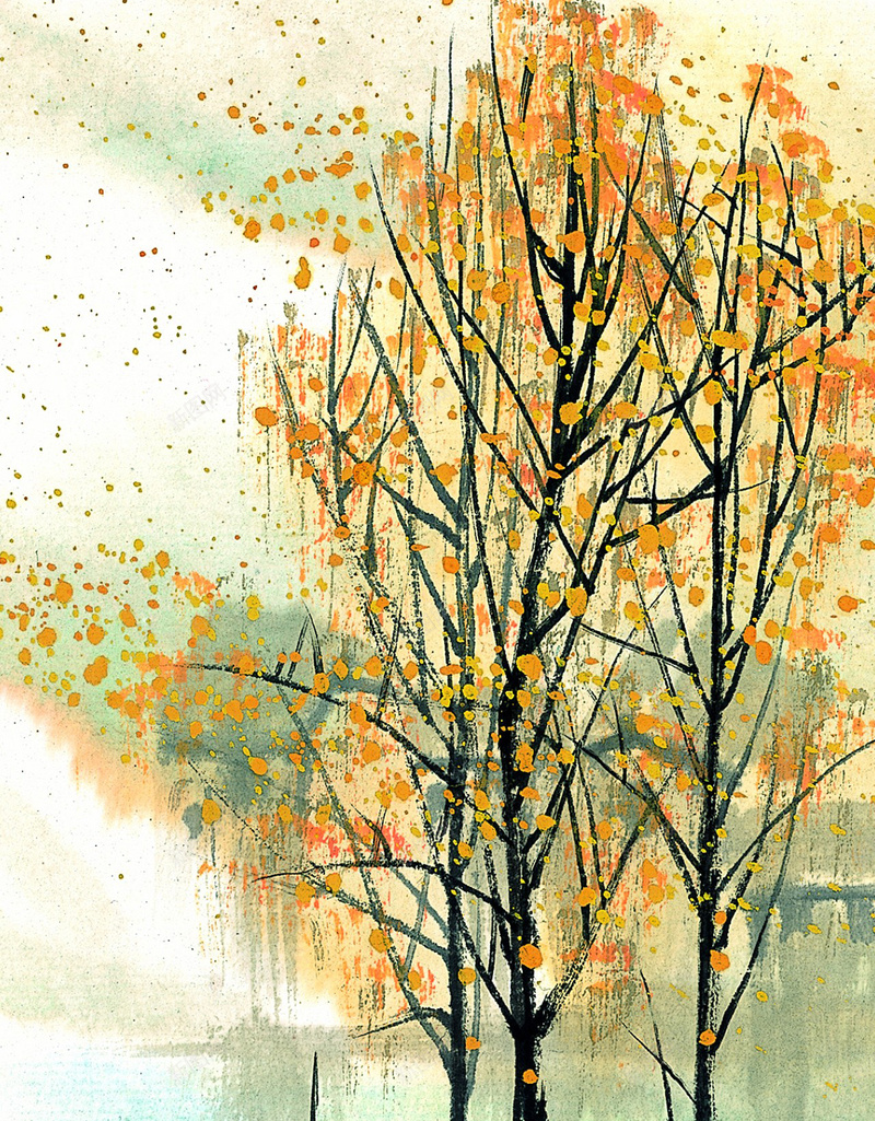 手绘的树林和船H5素材背景jpg设计背景_新图网 https://ixintu.com 树林背景 手绘 树林 湖水 船 H素材 卡通 童趣