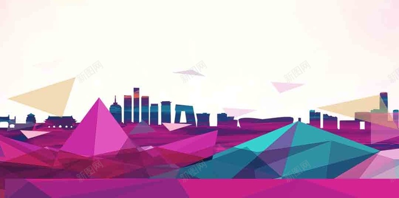 几何渐变炫酷科技卡环绚丽城市H5背景图psd设计背景_新图网 https://ixintu.com 几何 渐变 炫酷 科技 绚丽 城市 科幻 H5背景图