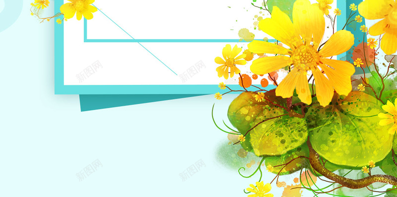 绿色夏季上新PSD分层H5背景素材psd设计背景_新图网 https://ixintu.com 背景素材 小清新 上新 夏季 绿色 PSD分层 H5 花 手绘 几何 新品