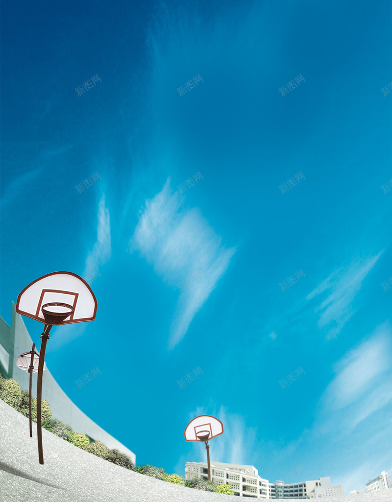 科技蓝天H5背景psd设计背景_新图网 https://ixintu.com 科技感 篮球板 公路 科技 蓝天 H5 h5 科技风 高科技 科幻 商务