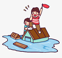 洪水中在房顶呼救幼png免抠素材_新图网 https://ixintu.com 减灾 山洪 房顶 抗洪 抗洪救灾 抢险救援 救命 暴雨 求救 汛期 河南暴雨 洪水 洪涝 淹没 秋汛 自然灾害 郑州加油 防汛 防洪