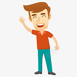开心的爸爸免抠图png免抠素材_新图网 https://ixintu.com 人物特写 免费下载 卡通人物 心情很好 手绘人物 卡通人 小爸爸 小人 人