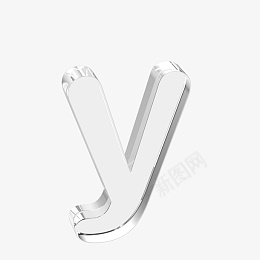 立体水晶透明字母yypng免抠素材_新图网 https://ixintu.com 水晶 透明 符号 英文字母