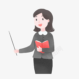 教师节卡通女老师讲课ai免抠素材_新图网 https://ixintu.com 教师节 卡通女老师 讲课 女老师
