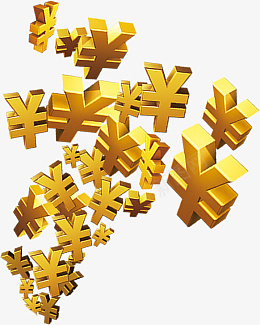 金色的钱装饰png免抠素材_新图网 https://ixintu.com 金 色的 钱 装饰
