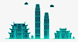 城市科技感插画png免抠素材_新图网 https://ixintu.com 城市 科技 简约 大气