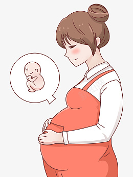 丸子头孕妇png免抠素材_新图网 https://ixintu.com 丸子头 婴儿 孕妇 怀孕