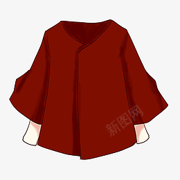 红色休闲外套插画png免抠素材_新图网 https://ixintu.com 生活物品 矢量图 上衣 休闲 外套 女士 手绘 插画 服装 红色 衣服