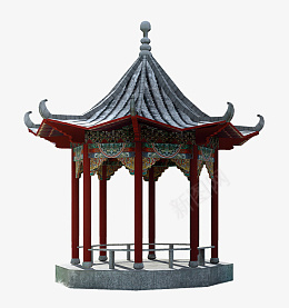 中国风古建筑风格凉亭png免抠素材_新图网 https://ixintu.com 古风 古建筑 凉亭 楼阁