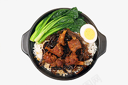 茶树菇老鸭饭png免抠素材_新图网 https://ixintu.com 套餐饭 美食 传统美食 餐饮美食