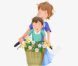 卡通一家人素材png免抠素材_新图网 https://ixintu.com 儿童卡通 一家人 相亲相爱 儿童节 和睦