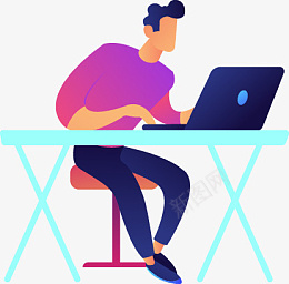 扁平化人物插画UIpng免抠素材_新图网 https://ixintu.com 扁平化 UI 人物 插画