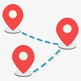 地图坐标位置路线图标畔png免抠素材_新图网 https://ixintu.com 位置 商务 地图 地标 坐标 城市 定位 方位 灰色 简约 红色 蓝色 路线