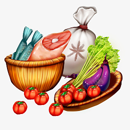 年货节食物元素png免抠素材_新图网 https://ixintu.com 年货节 食物 食物元素 过年