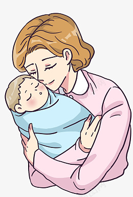宝宝妈妈母婴png免抠素材_新图网 https://ixintu.com 卡通 母婴 妈妈 宝宝